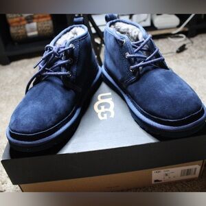 Mens UGG Neumel Chukka Boot - Navy Size 5